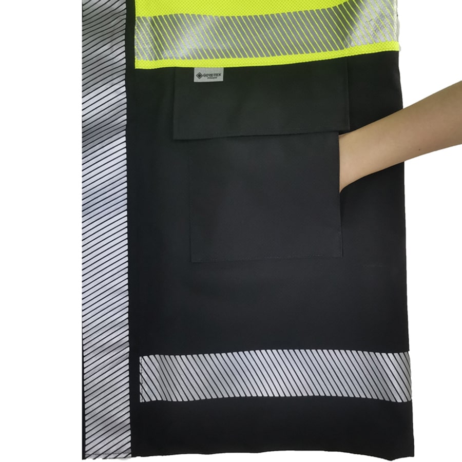 GORE-TEX PYRAD® 4SEASON CAT 3 FR/ARC Rated Breathable High Visibility Rainwear Coat Yellow/Black